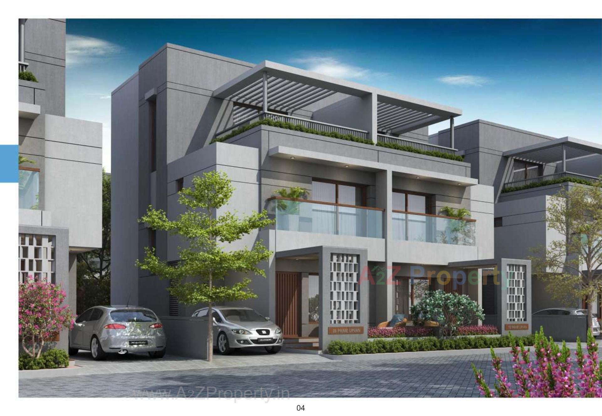 3D Elevation of real estate project Prime Upvan located at Kapurai, Vadodara, Gujarat