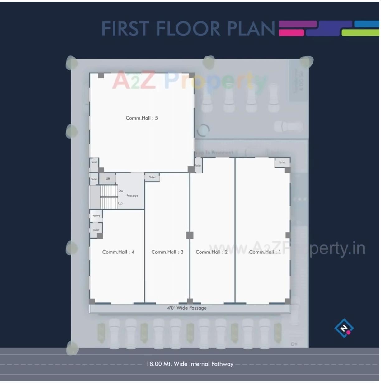 Layout of real estate project Privilege Avenue located at Wadiwadi, Vadodara, Gujarat