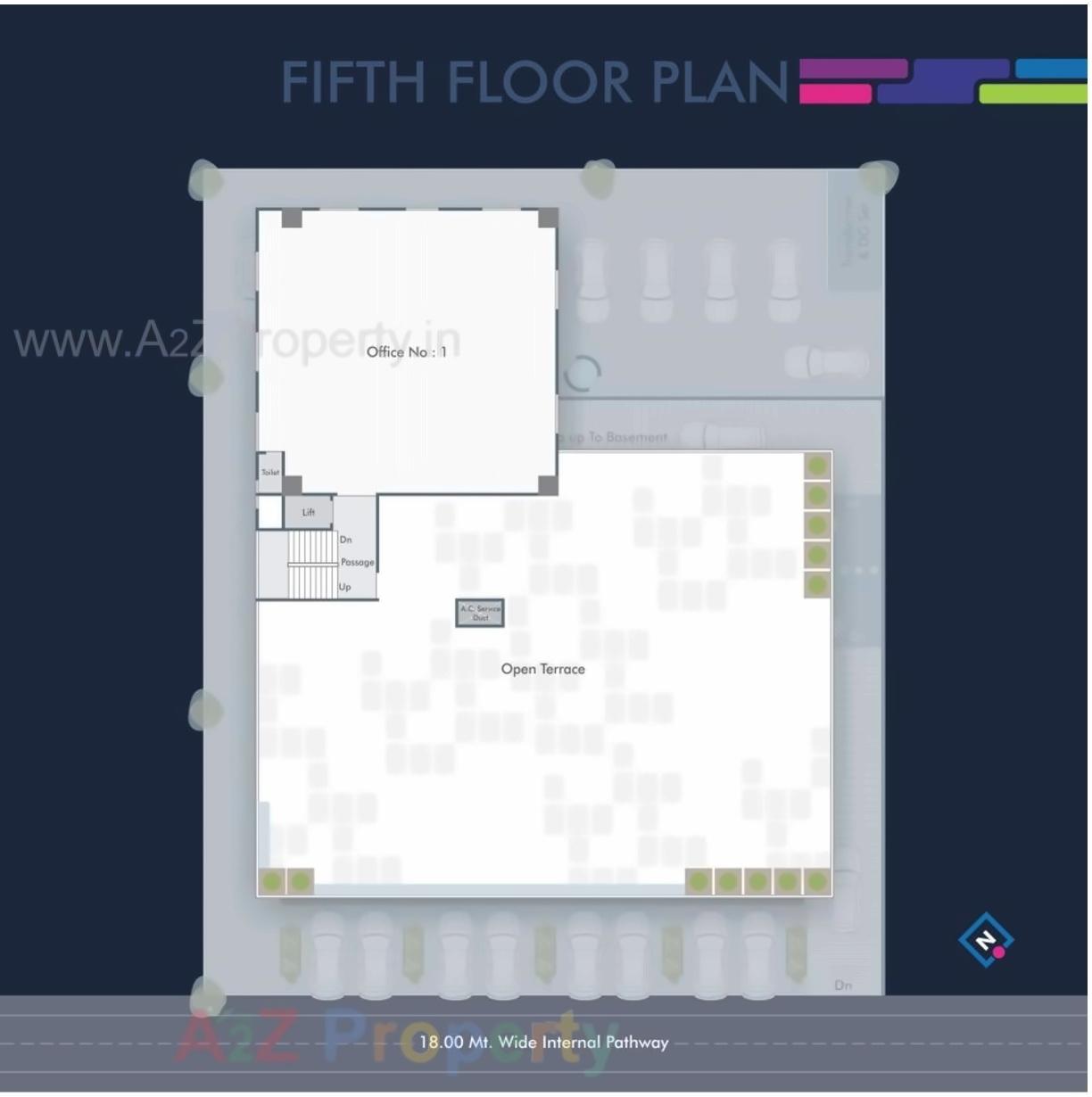 Layout of real estate project Privilege Avenue located at Wadiwadi, Vadodara, Gujarat
