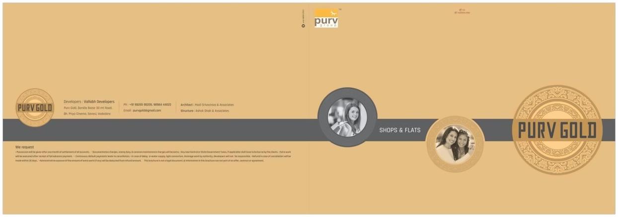  of real estate project Purv Gold located at Sevasi, Vadodara, Gujarat