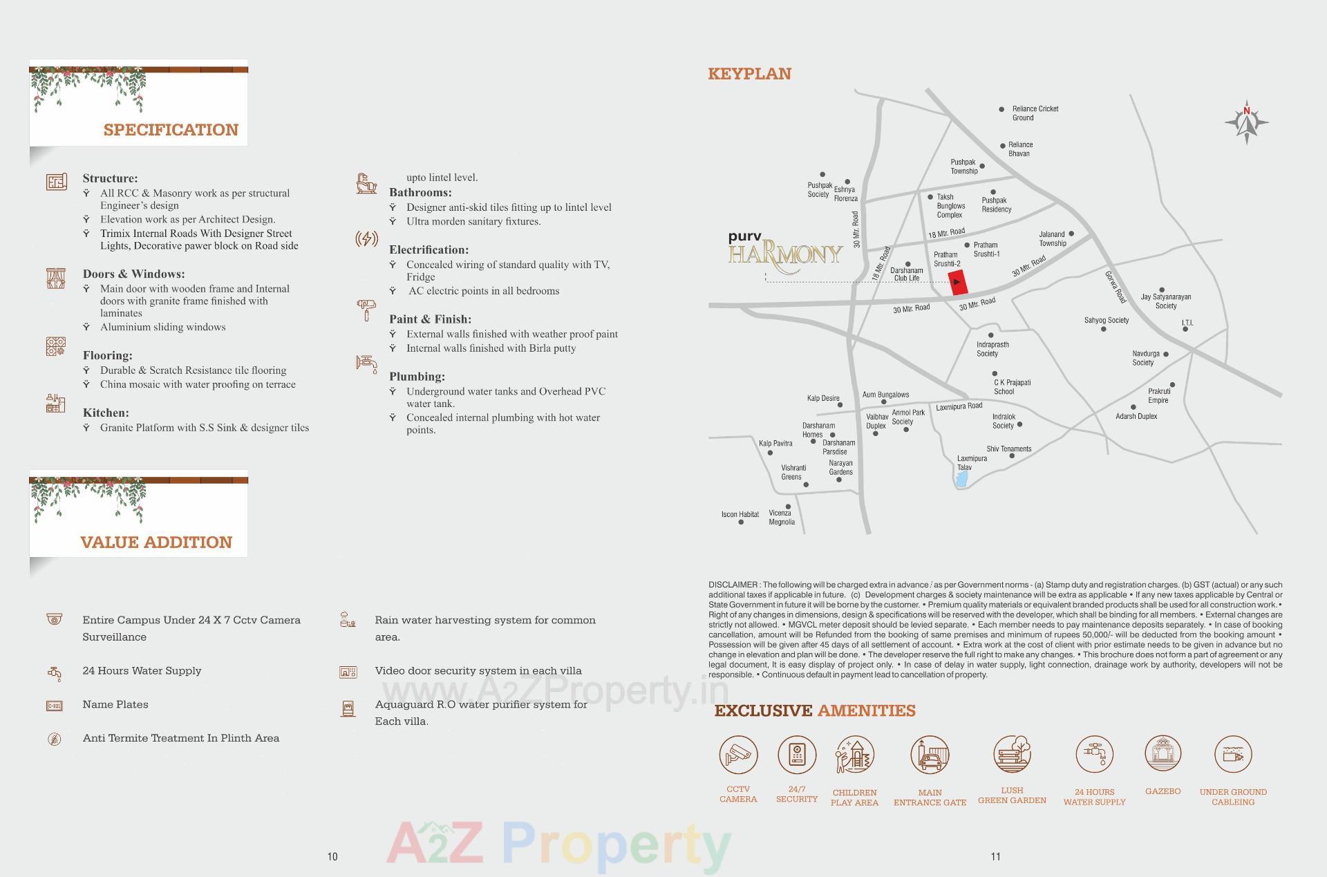  of real estate project Purv Harmony located at Gorva, Vadodara, Gujarat