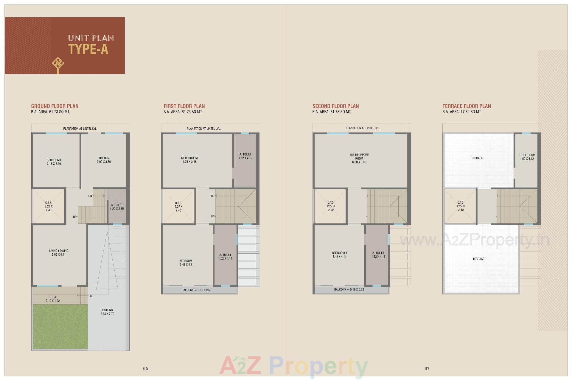 Layout of real estate project Purv Safalya located at Vadodara, Vadodara, Gujarat