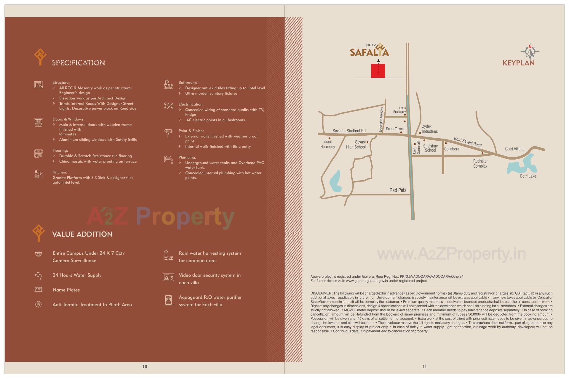  of real estate project Purv Safalya located at Vadodara, Vadodara, Gujarat