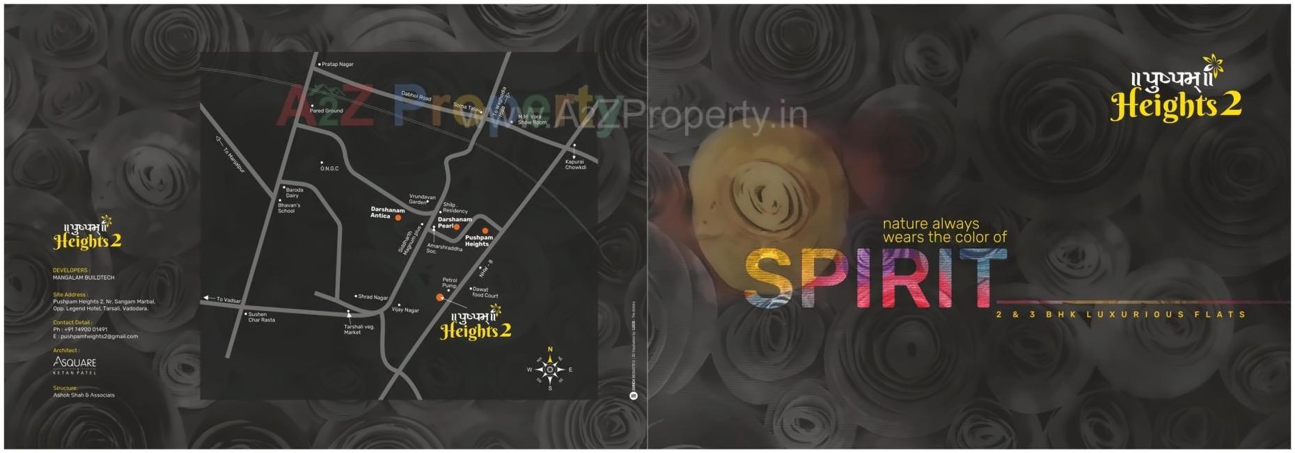  of real estate project Pushpam Heights located at Vadodara, Vadodara, Gujarat