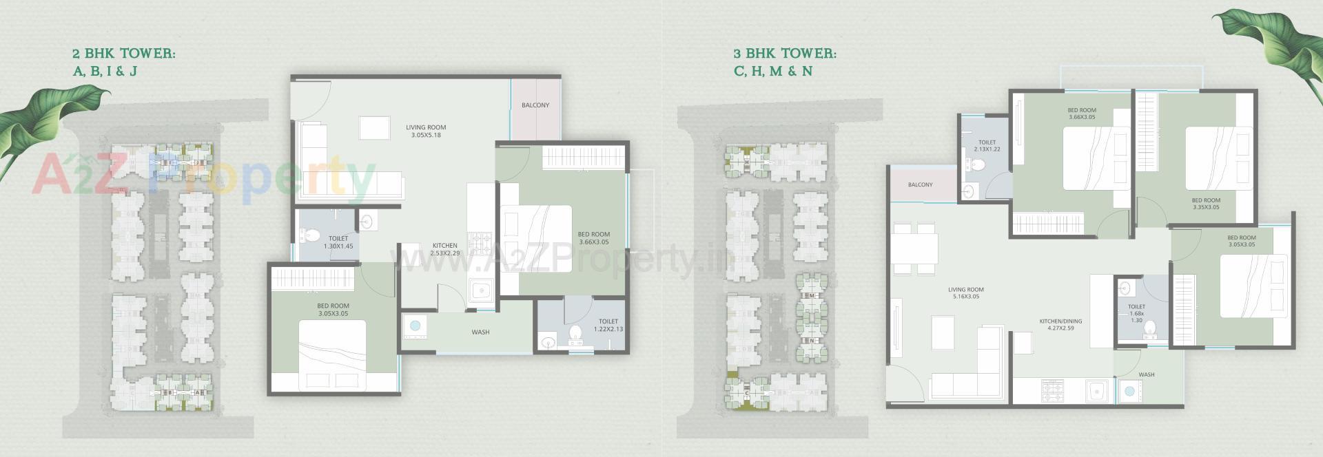 Layout of real estate project Pushpam Pride located at Tarsali, Vadodara, Gujarat