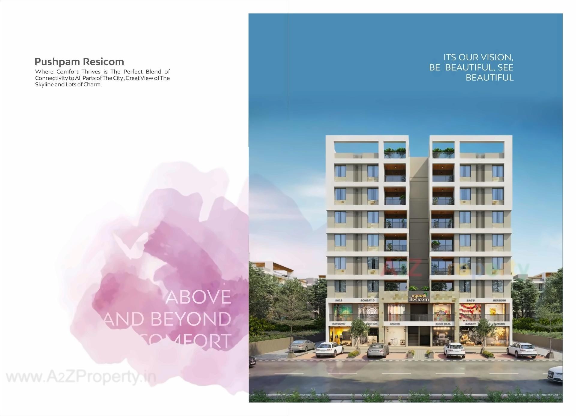  of real estate project Pushpam Resicom located at Tarsali, Vadodara, Gujarat