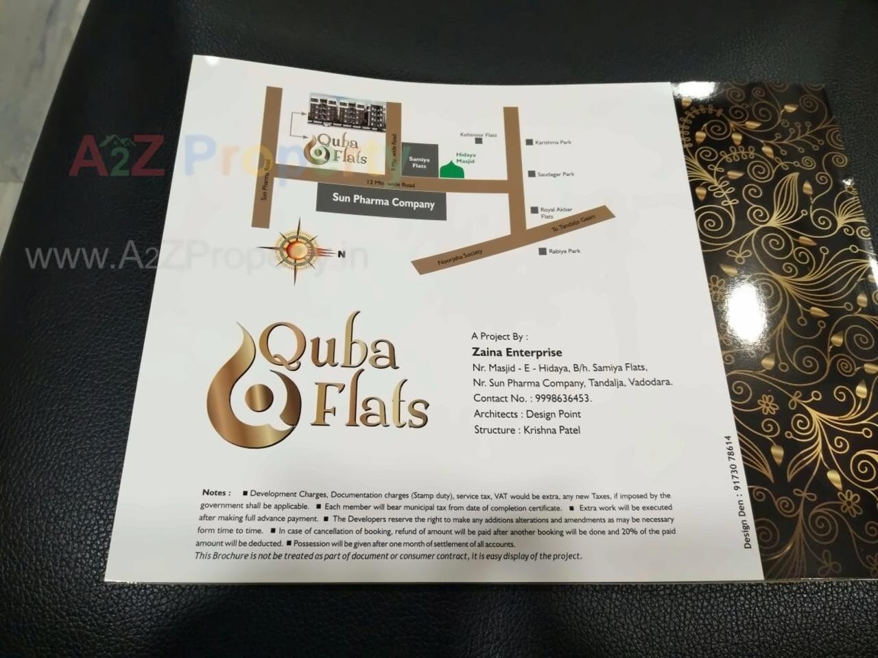  of real estate project Quba Flats located at Tandalaja, Vadodara, Gujarat