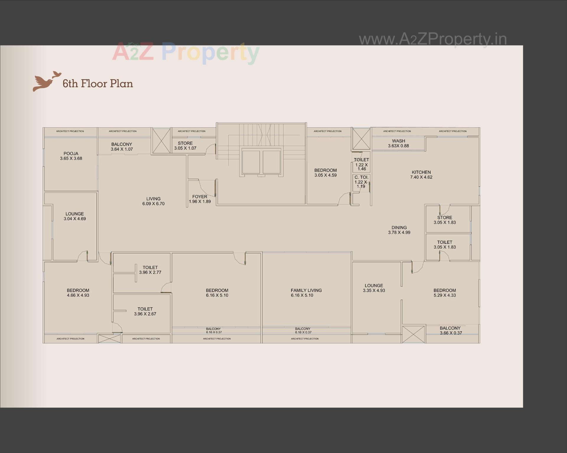 Layout of real estate project R Serenity located at Jetalpur, Vadodara, Gujarat