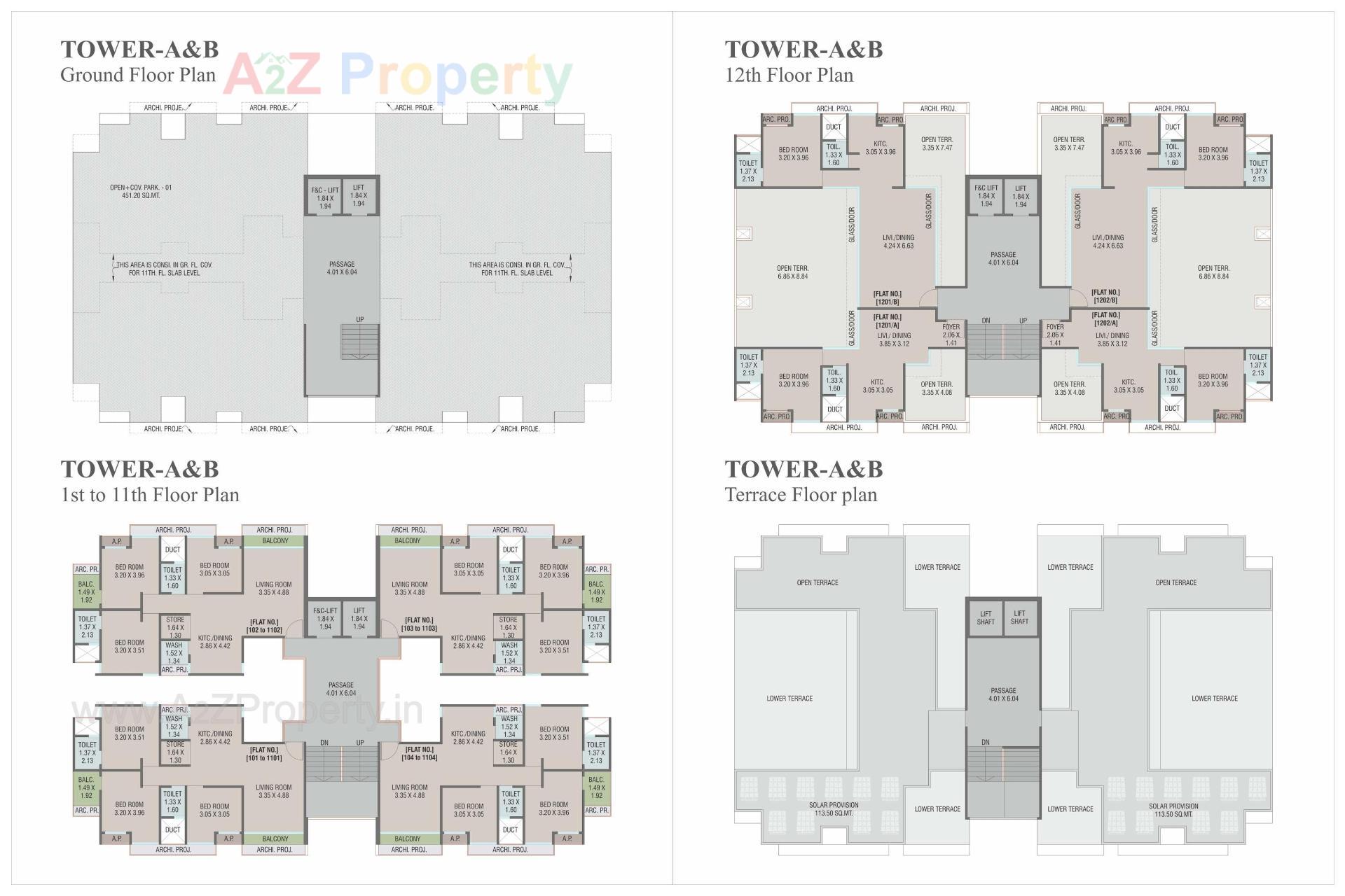 Layout of real estate project Raadhe Shyaam Harmony located at Vadodara, Vadodara, Gujarat