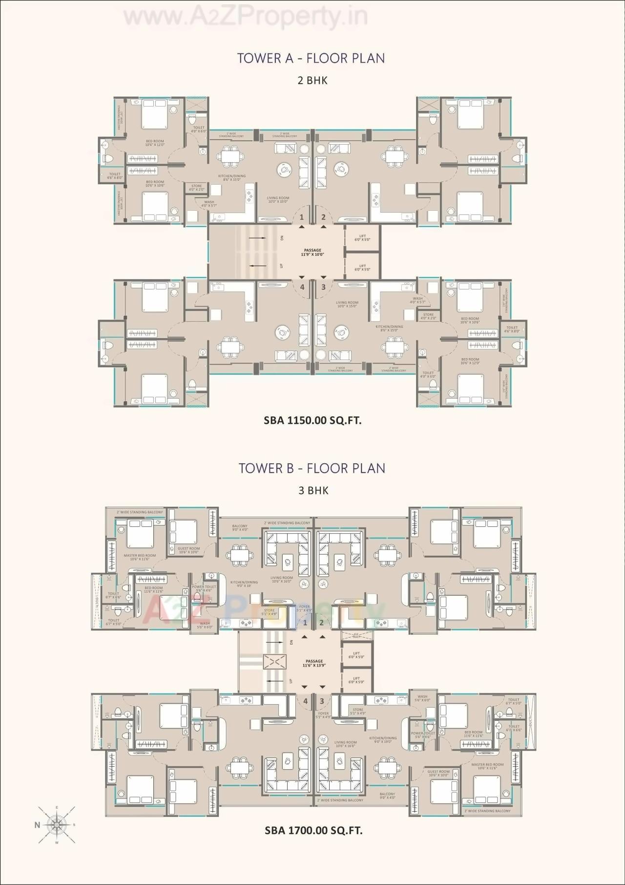 Layout of real estate project Raama Elina Raama Esquire located at Gotri, Vadodara, Gujarat