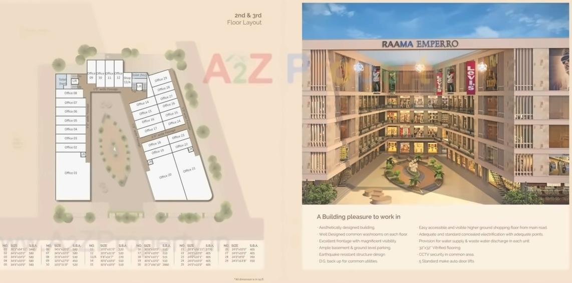  of real estate project Raama Emperro located at Manjalpur, Vadodara, Gujarat