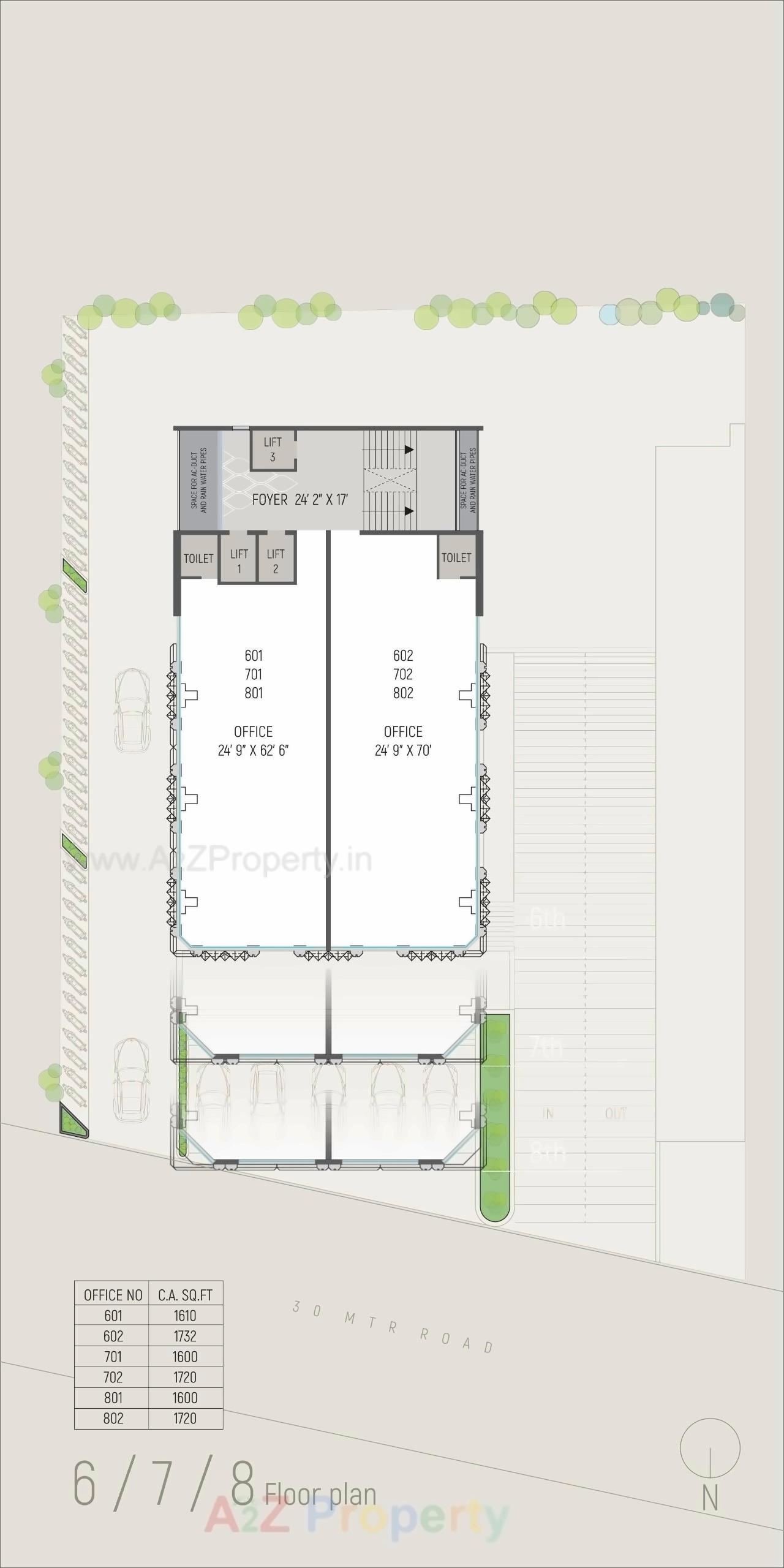 Layout of real estate project Raama Even located at Sevasi, Vadodara, Gujarat