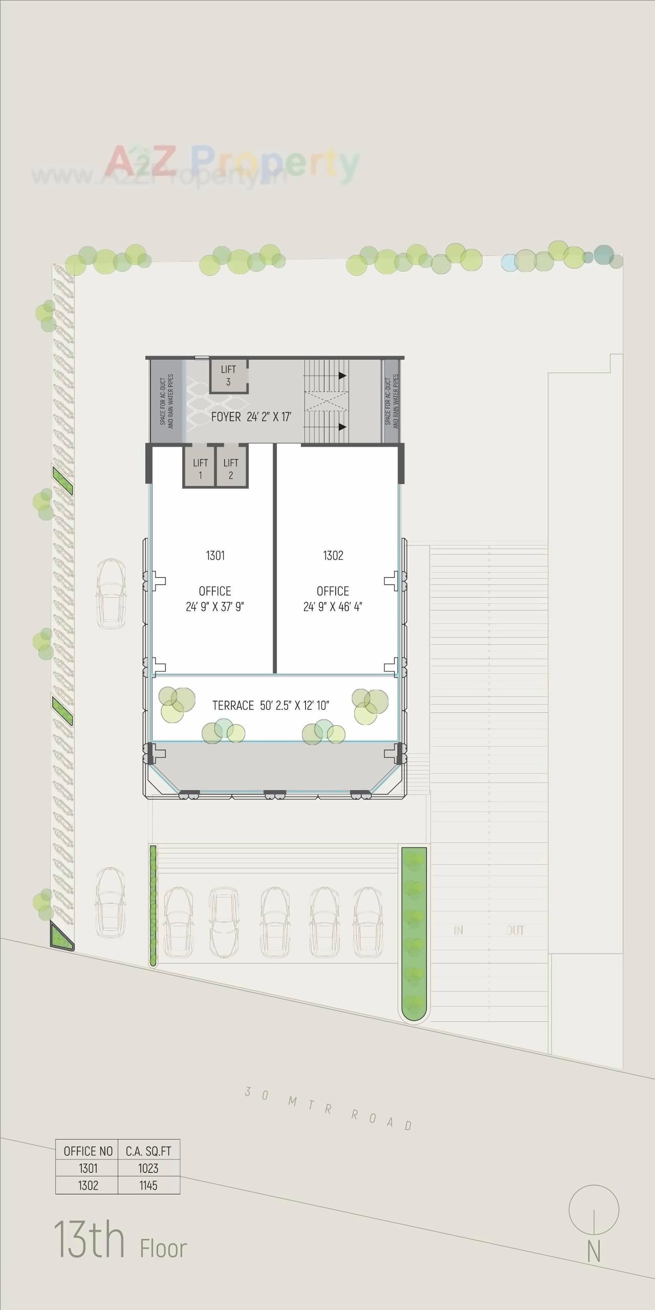 Layout of real estate project Raama Even located at Sevasi, Vadodara, Gujarat