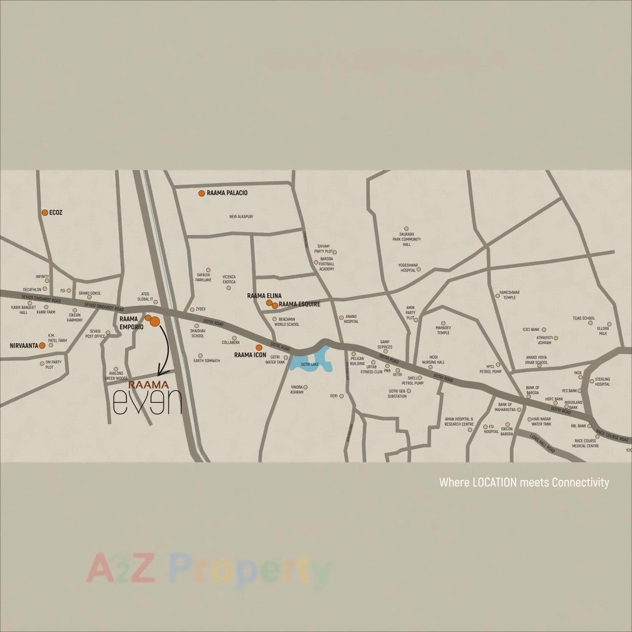  of real estate project Raama Even located at Sevasi, Vadodara, Gujarat