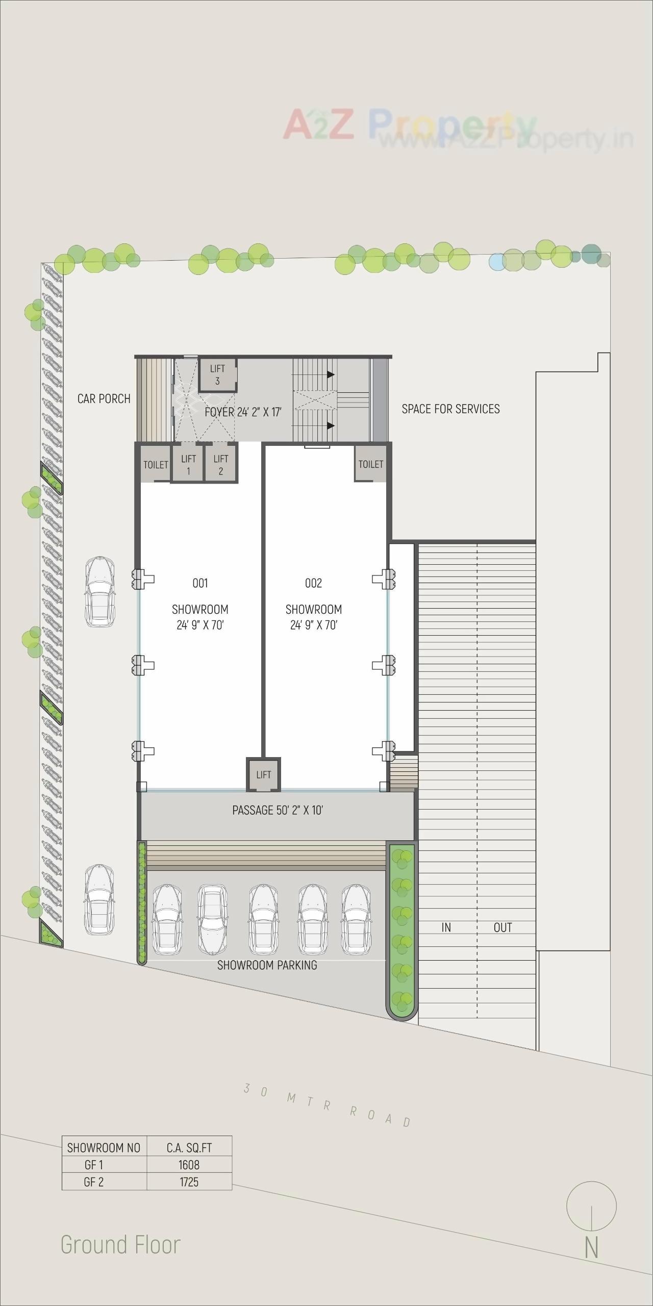 Layout of real estate project Raama Even located at Sevasi, Vadodara, Gujarat