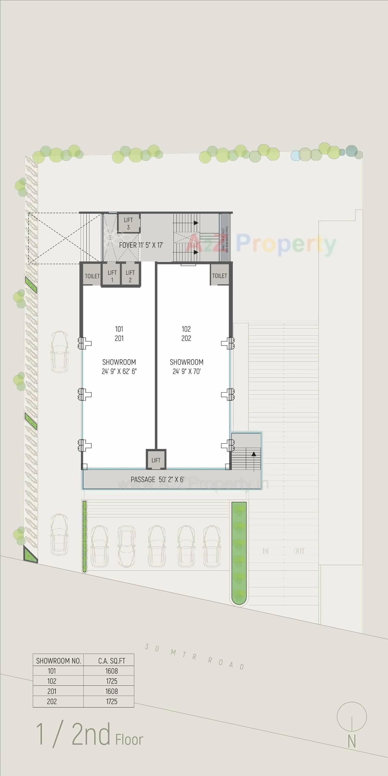 Layout of real estate project Raama Even located at Sevasi, Vadodara, Gujarat