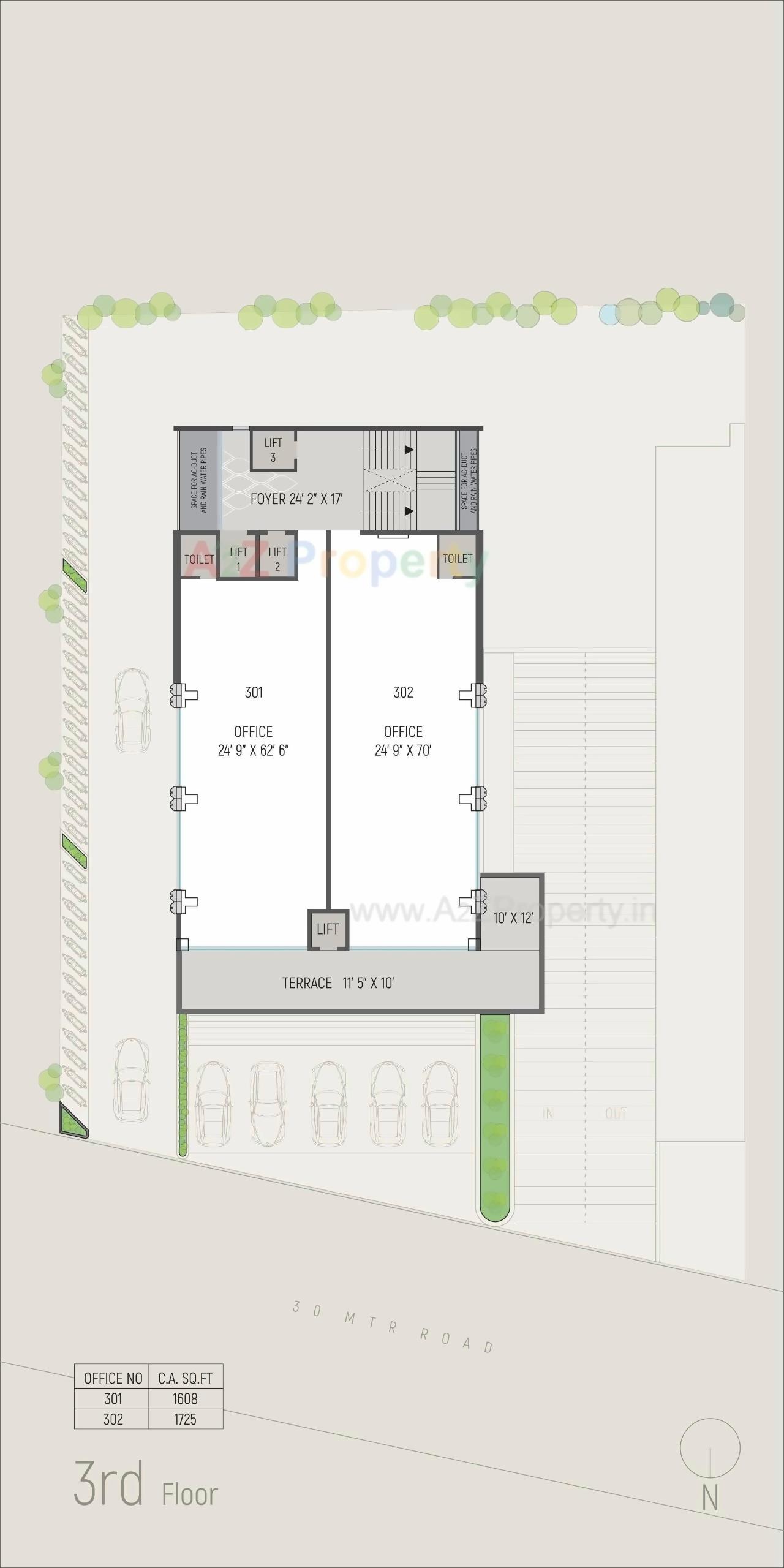 Layout of real estate project Raama Even located at Sevasi, Vadodara, Gujarat