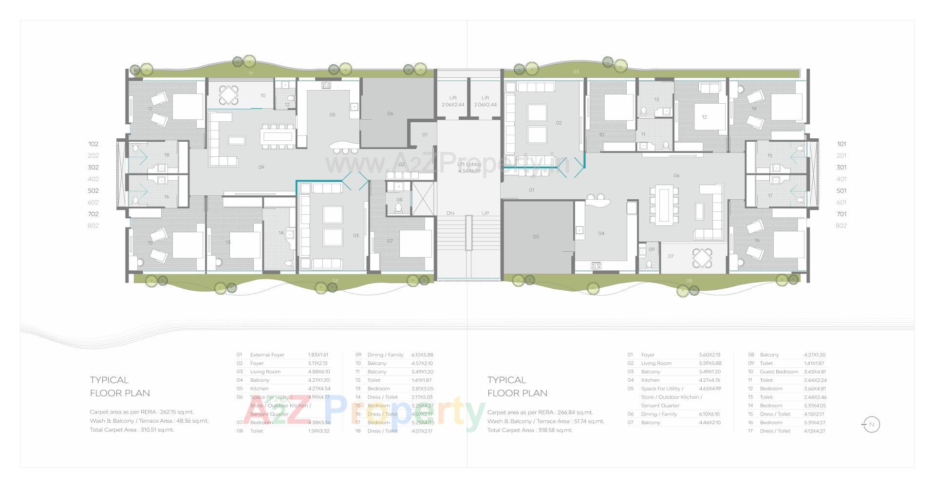Layout of real estate project Raama Palacio Ii located at Vadodara, Vadodara, Gujarat