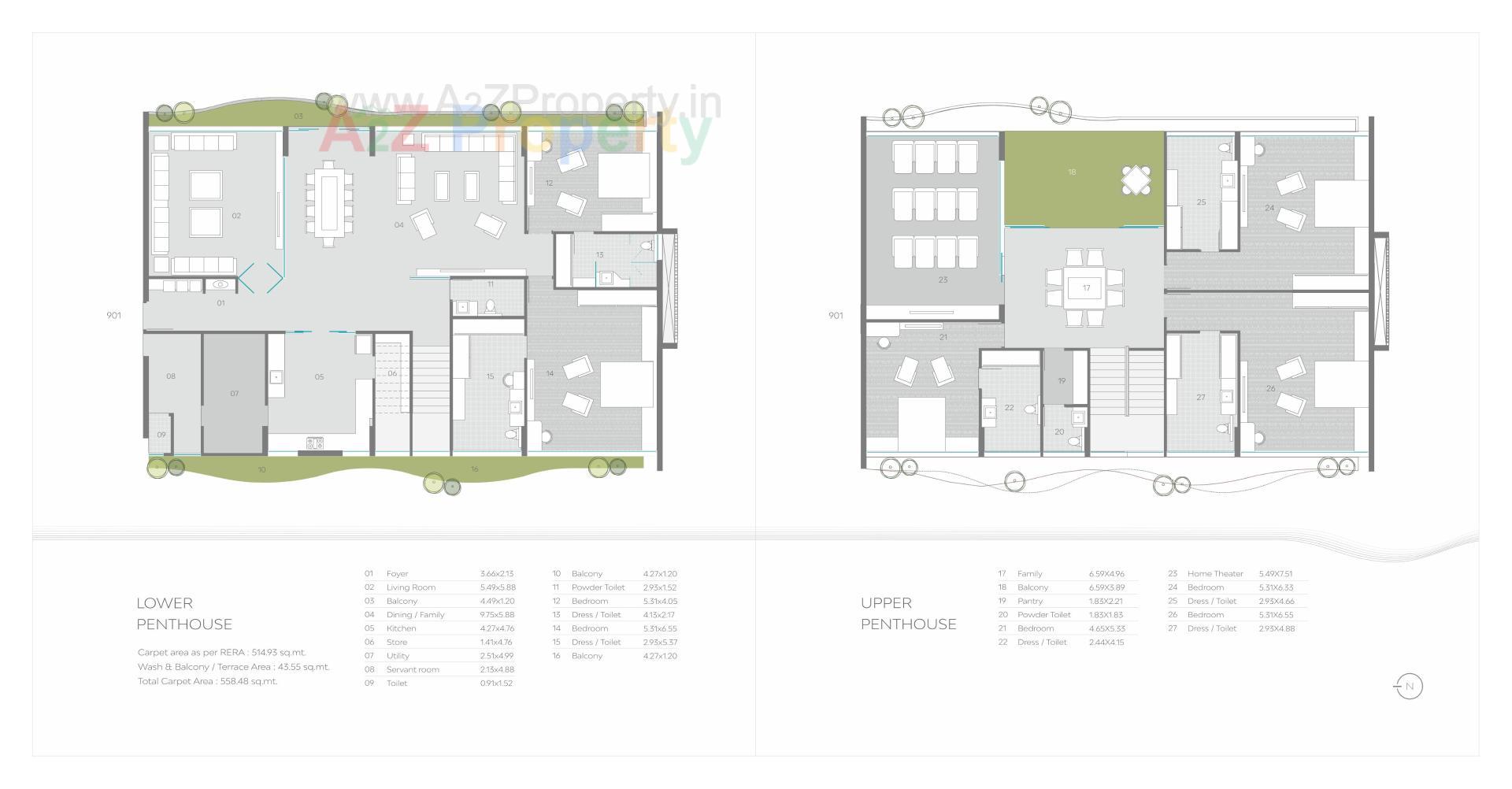 Layout of real estate project Raama Palacio Ii located at Vadodara, Vadodara, Gujarat