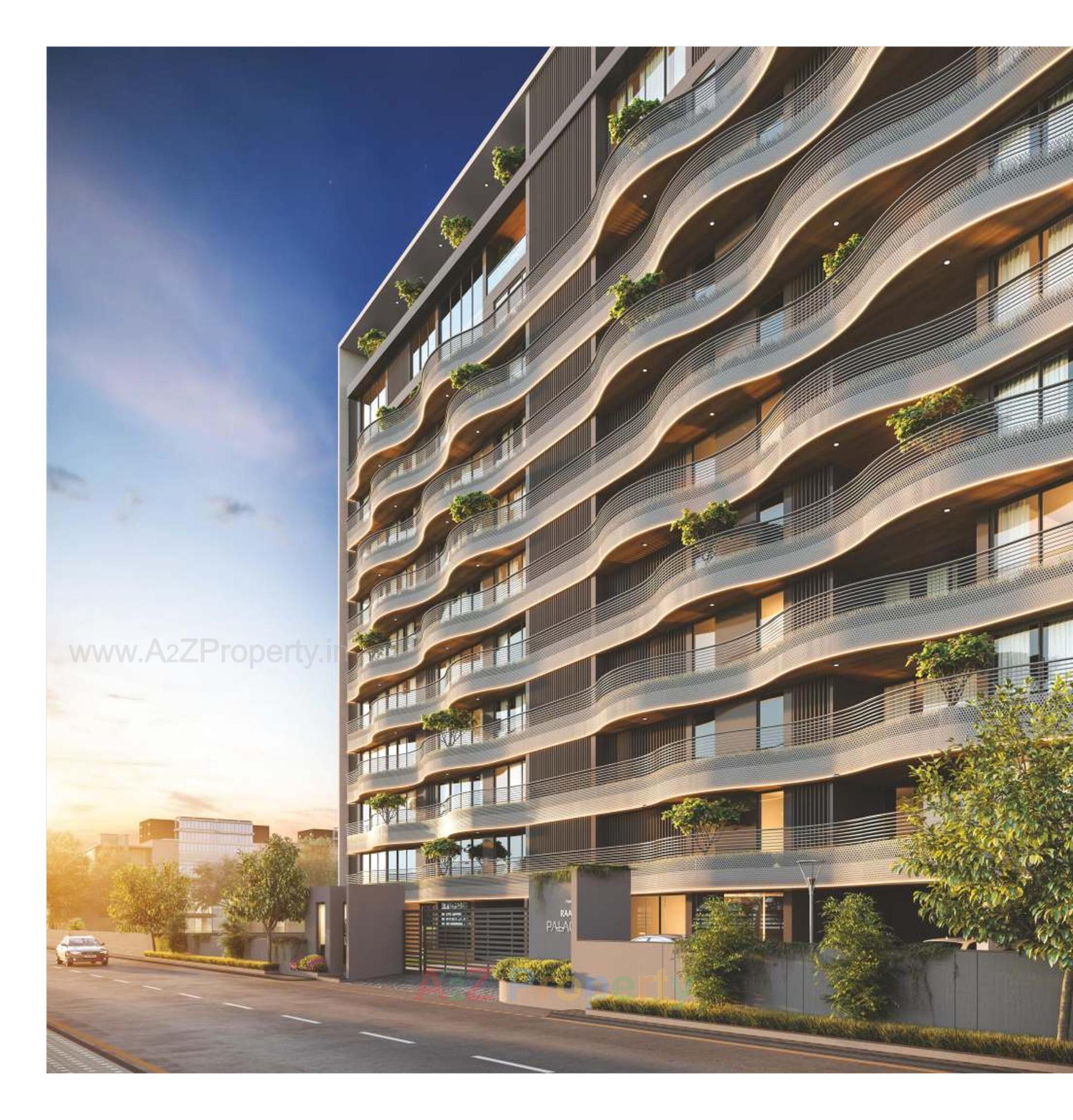3D Elevation of real estate project Raama Palacio Ii located at Vadodara, Vadodara, Gujarat