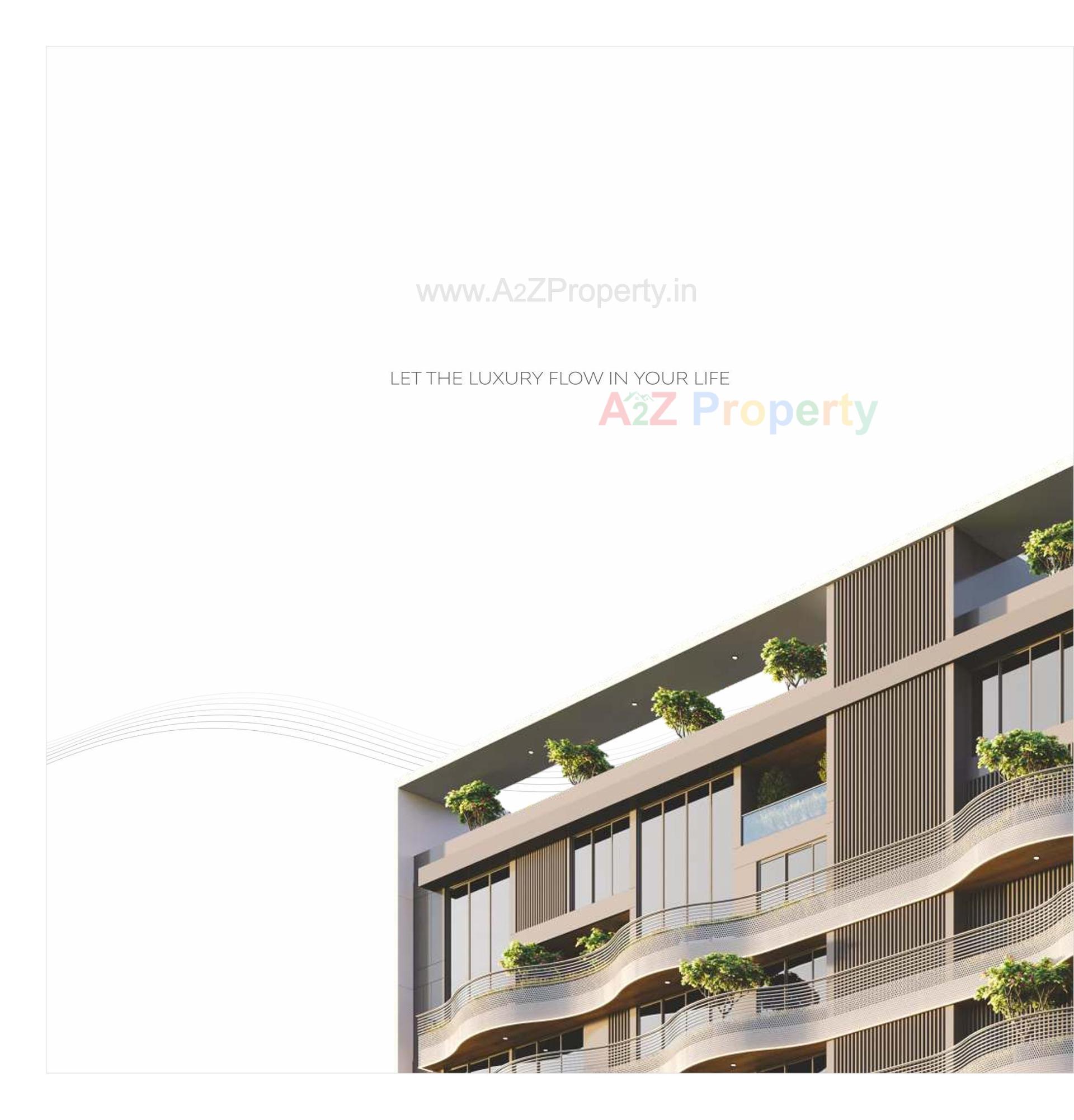 3D Elevation of real estate project Raama Palacio Ii located at Vadodara, Vadodara, Gujarat