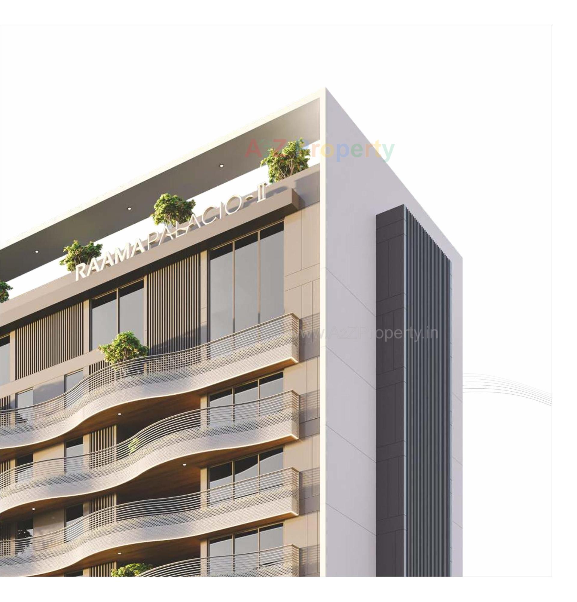 3D Elevation of real estate project Raama Palacio Ii located at Vadodara, Vadodara, Gujarat