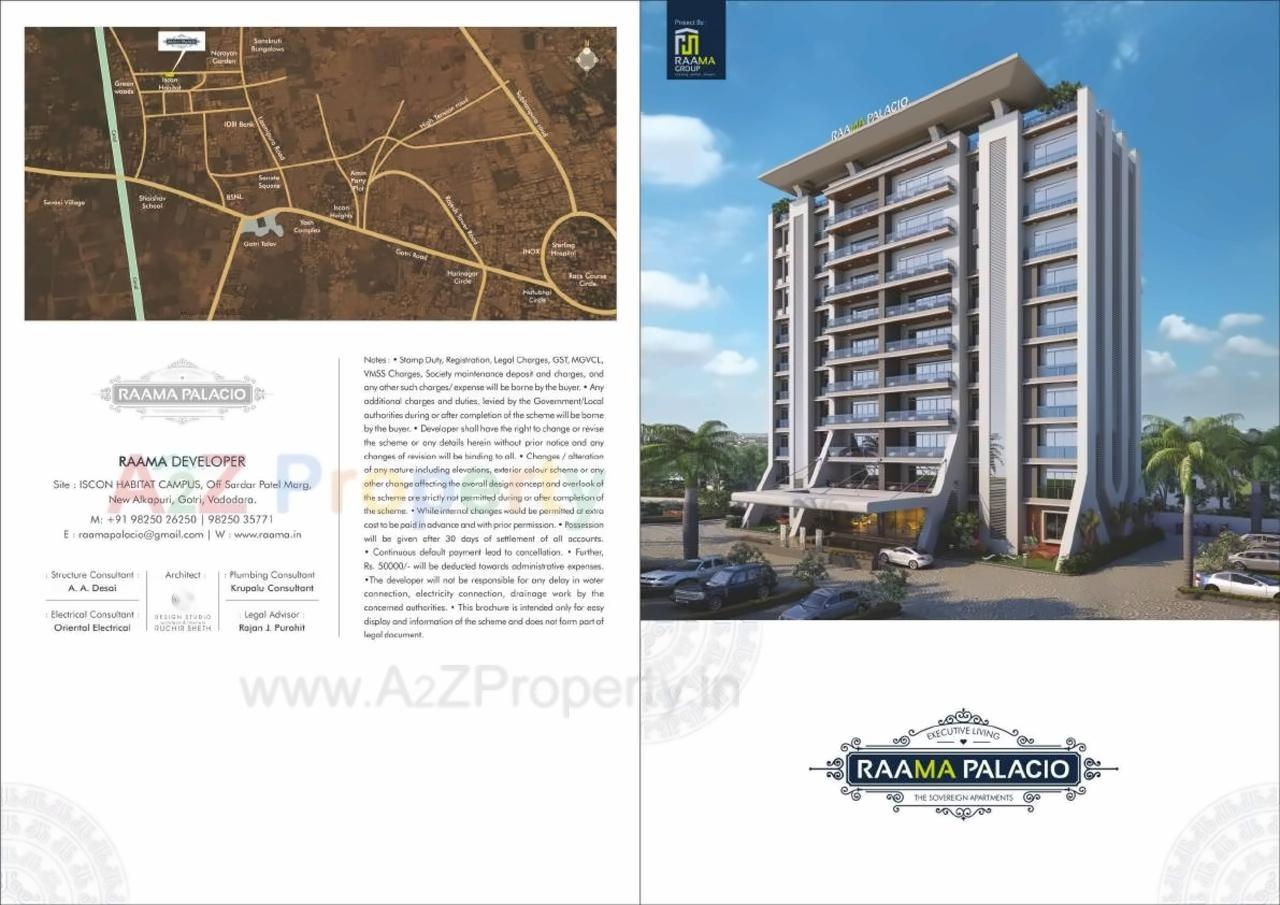  of real estate project Raama Palacio located at Gotri, Vadodara, Gujarat