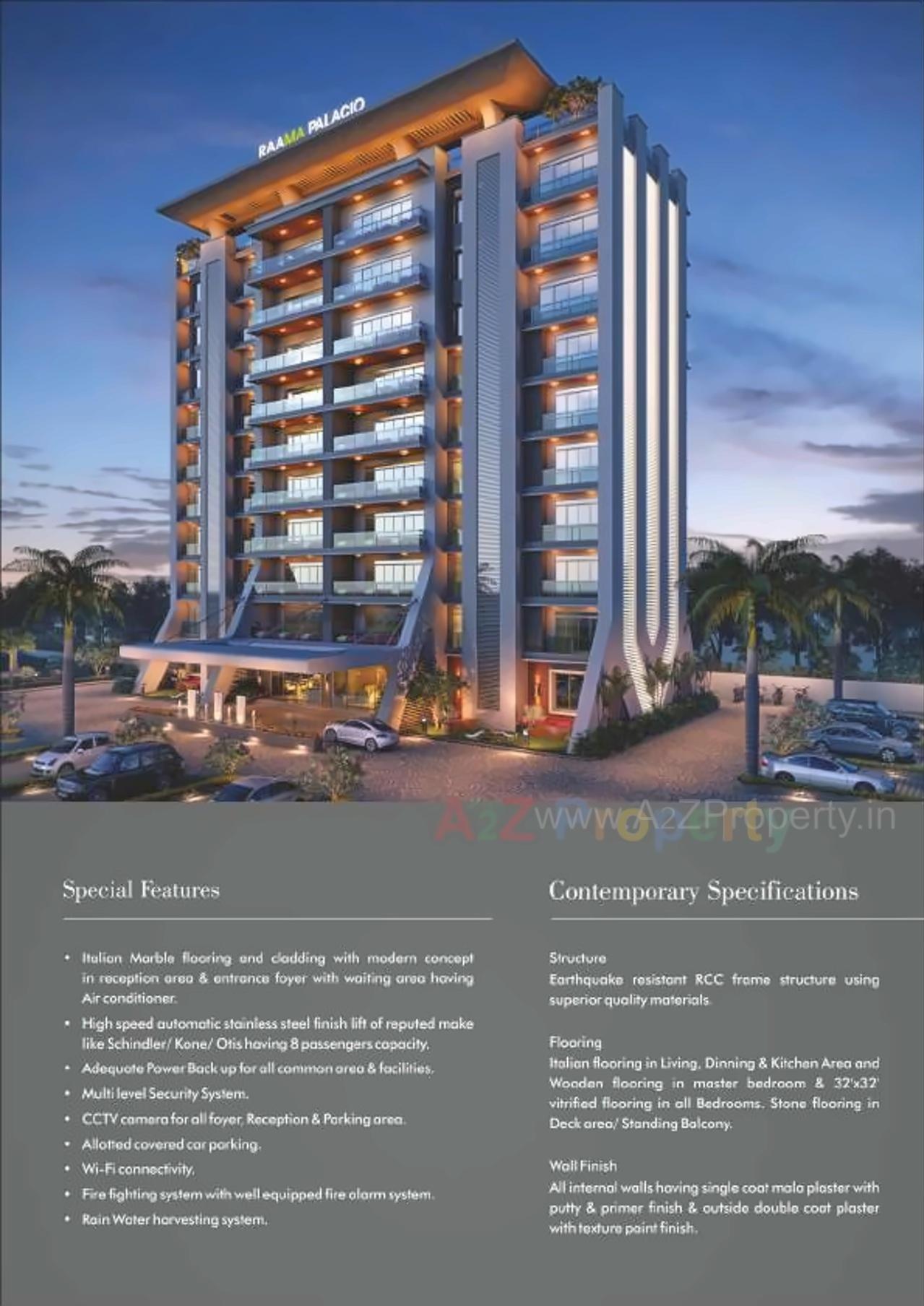 3D Elevation of real estate project Raama Palacio located at Gotri, Vadodara, Gujarat