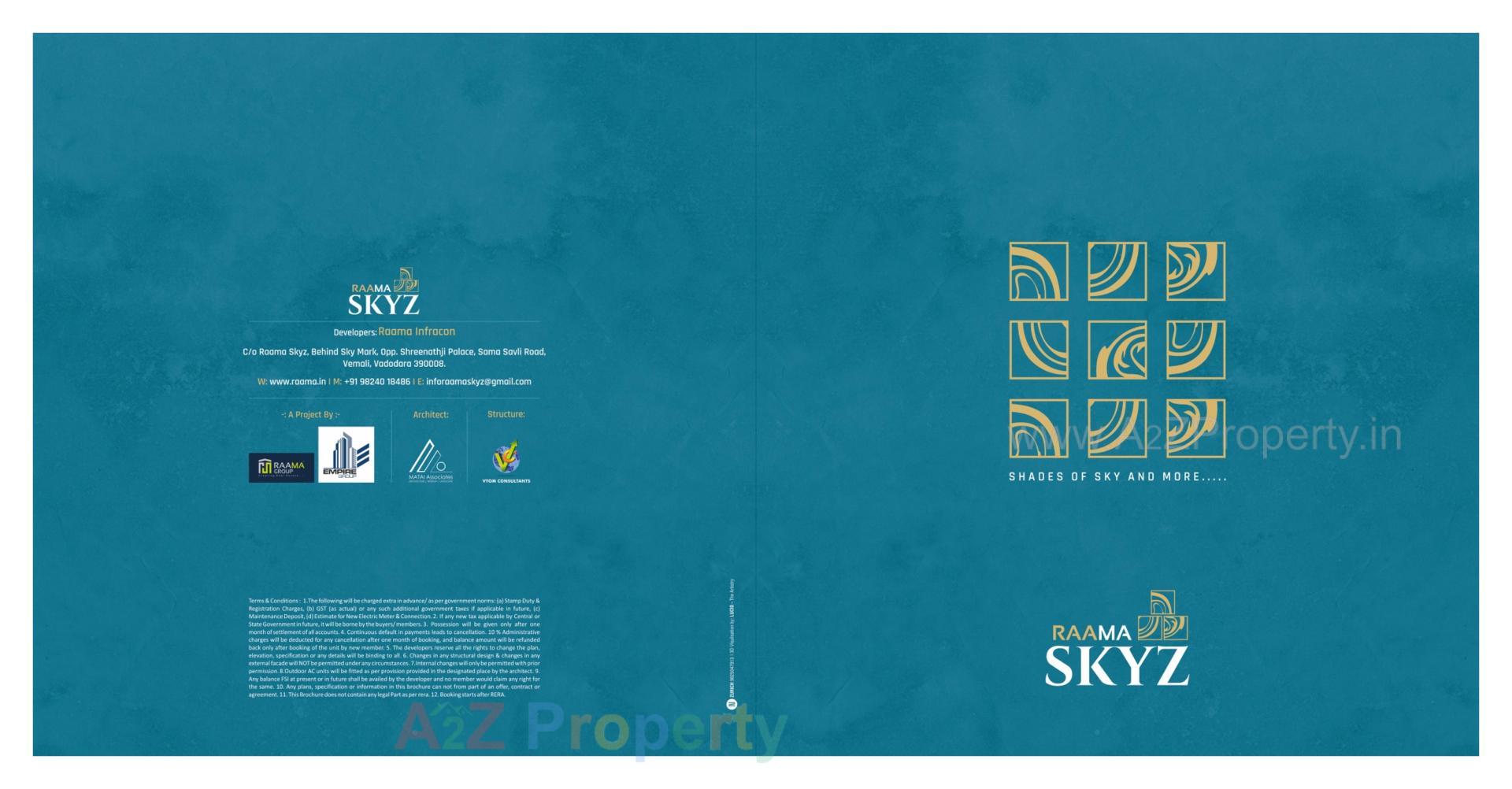  of real estate project Raama Skyz located at Vemali, Vadodara, Gujarat