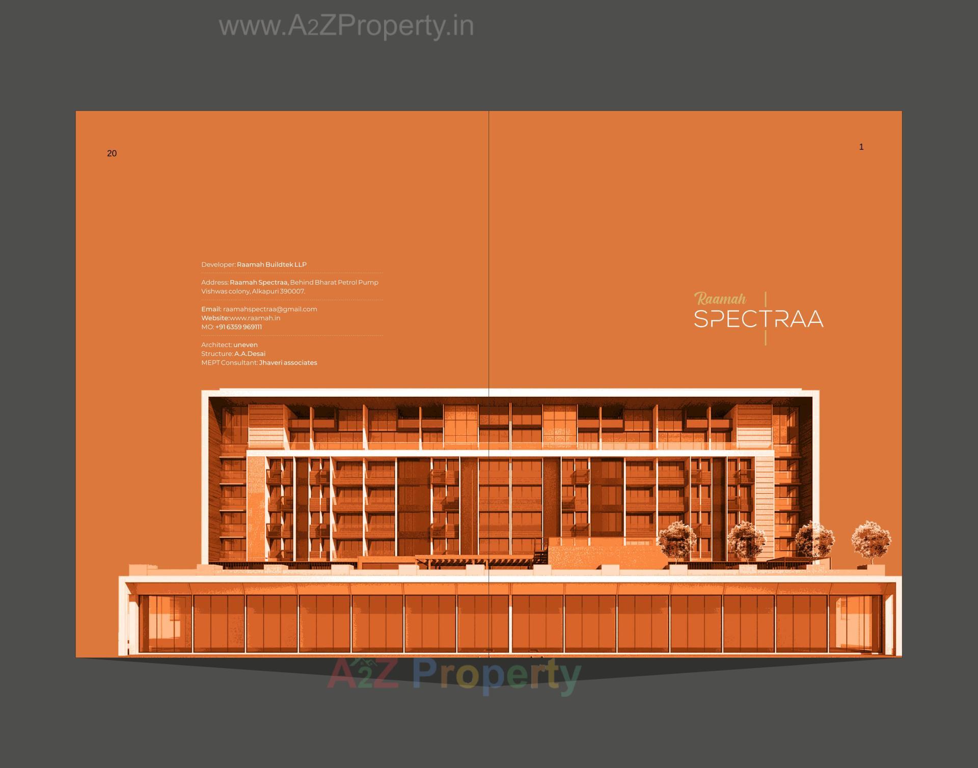  of real estate project Raamah Spectraa located at Kasba, Vadodara, Gujarat