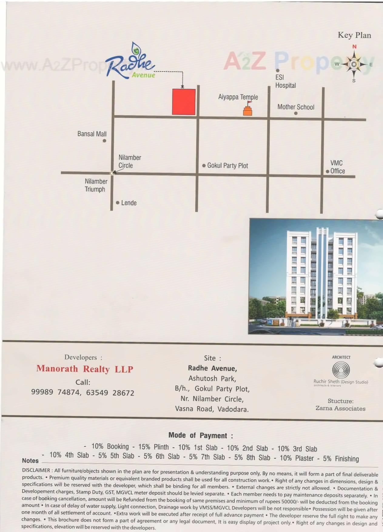  of real estate project Radhe Avenue located at Vadodara, Vadodara, Gujarat