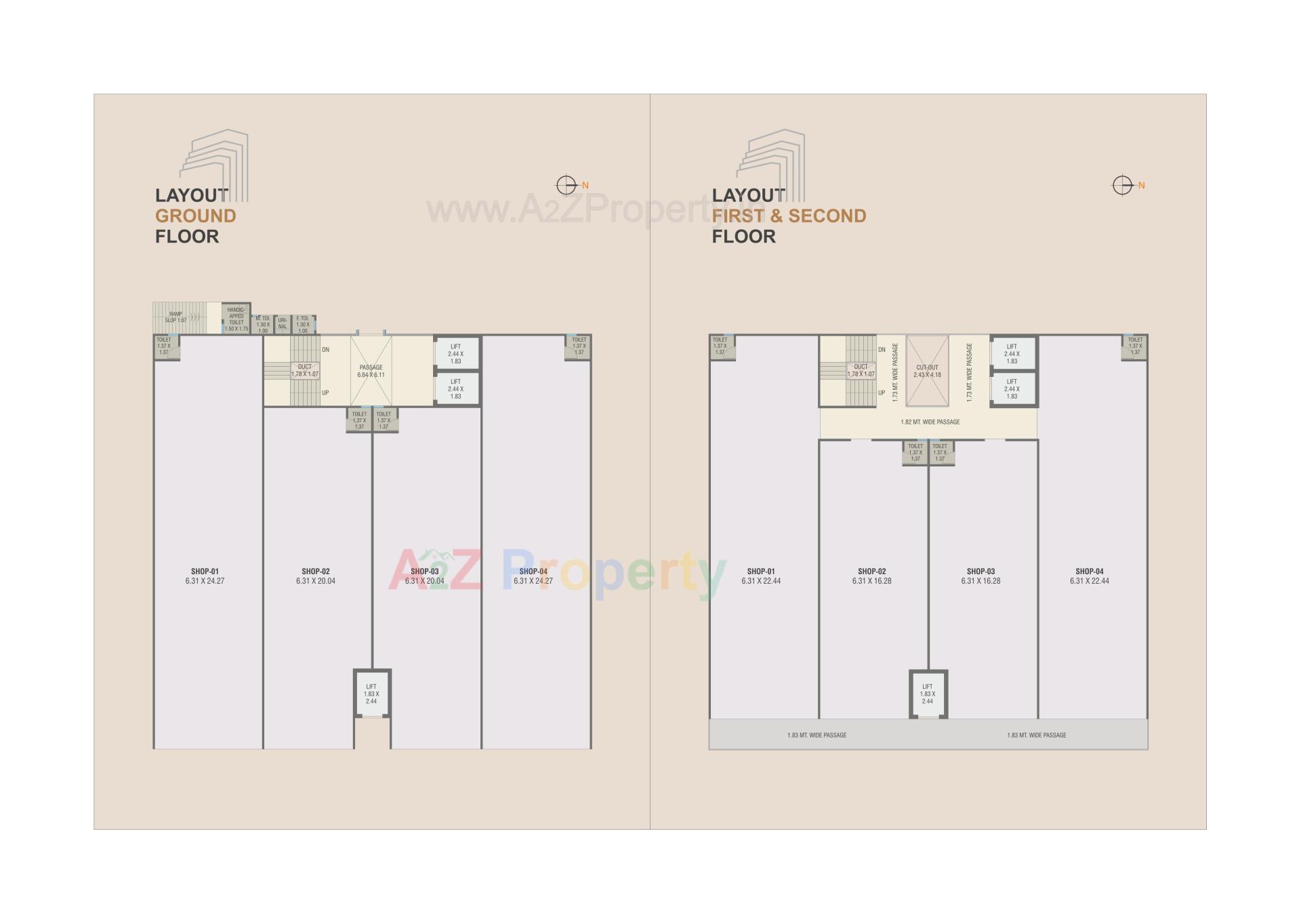 Layout of real estate project Radhe Conclave located at Sevasi, Vadodara, Gujarat