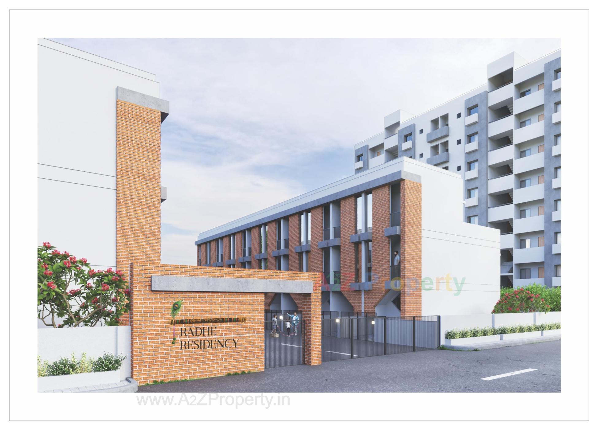 3D Elevation of real estate project Radhe Residency located at Karodia, Vadodara, Gujarat