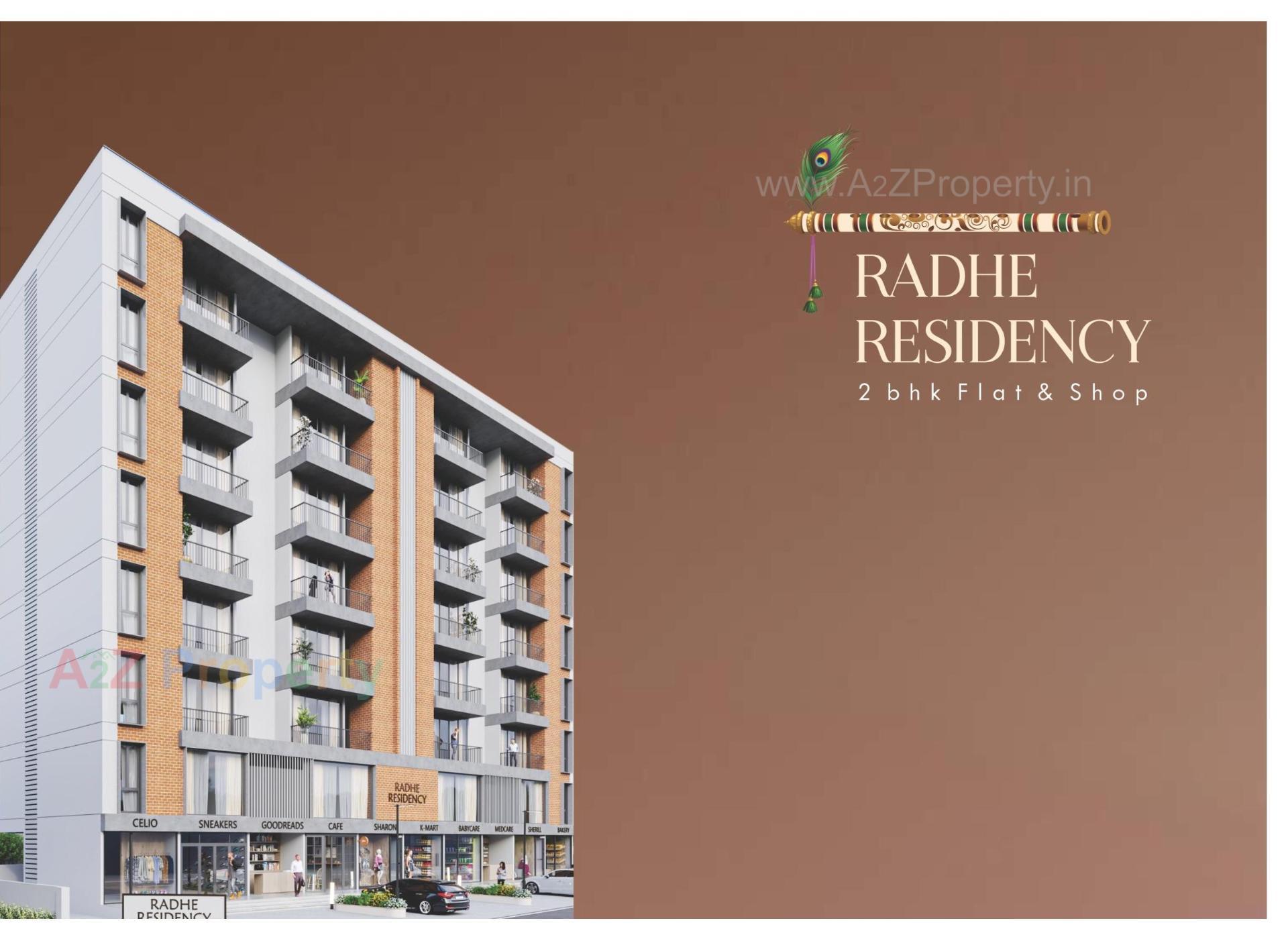 3D Elevation of real estate project Radhe Residency located at Karodia, Vadodara, Gujarat