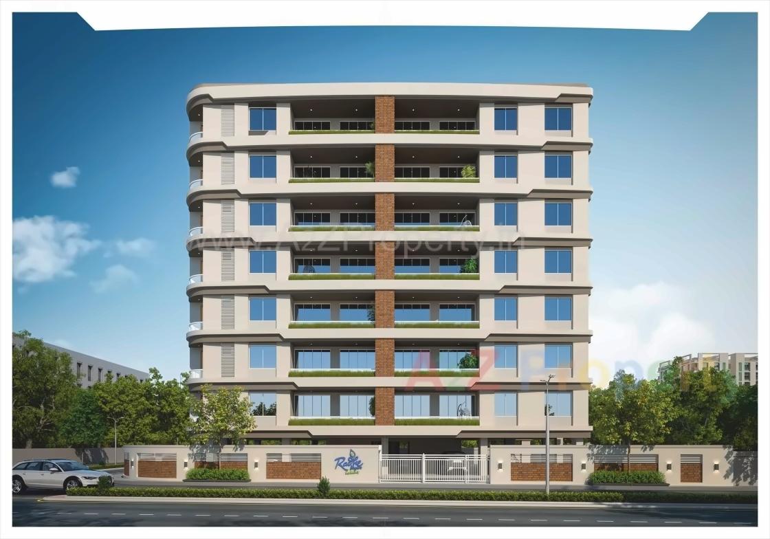 3D Elevation of real estate project Radhe Shyam Residency located at Gotri, Vadodara, Gujarat