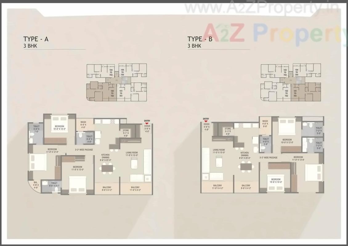 Layout of real estate project Radhe Shyam Residency located at Gotri, Vadodara, Gujarat