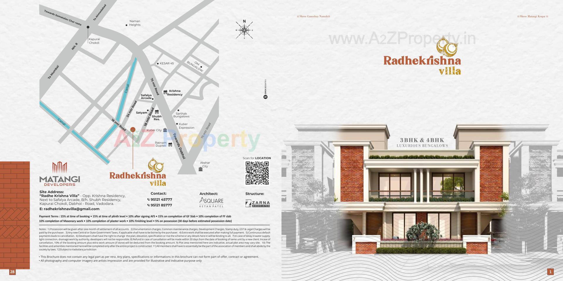  of real estate project Radhekrishna Villa located at Kapurai, Vadodara, Gujarat