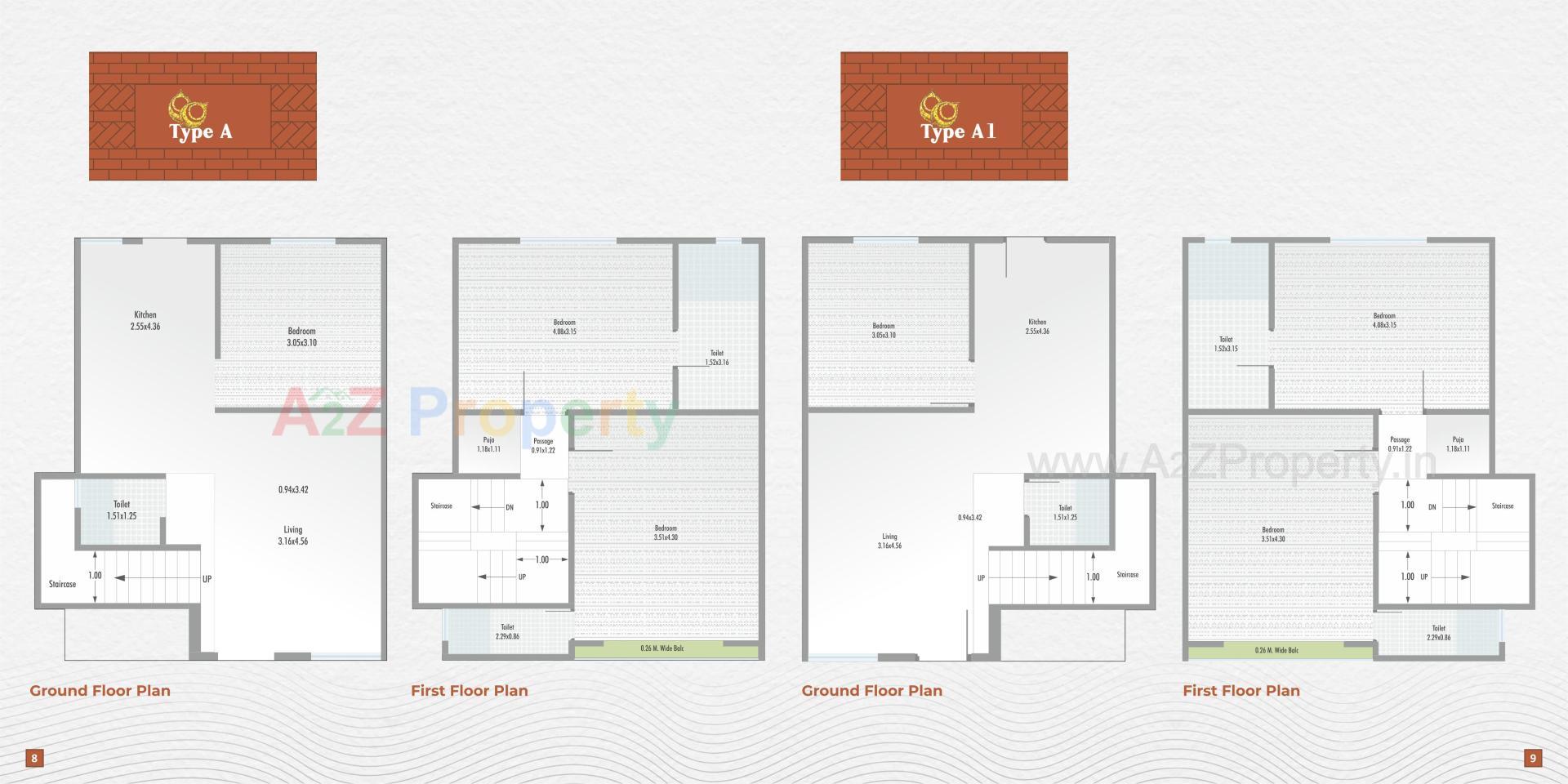 Layout of real estate project Radhekrishna Villa located at Kapurai, Vadodara, Gujarat