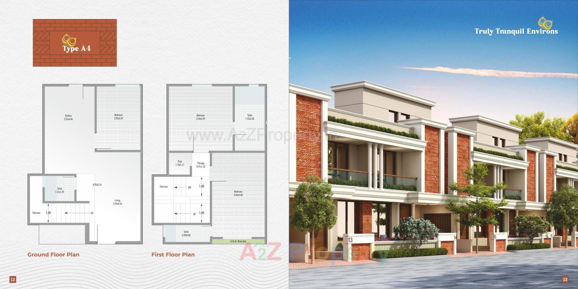 Layout of real estate project Radhekrishna Villa located at Kapurai, Vadodara, Gujarat