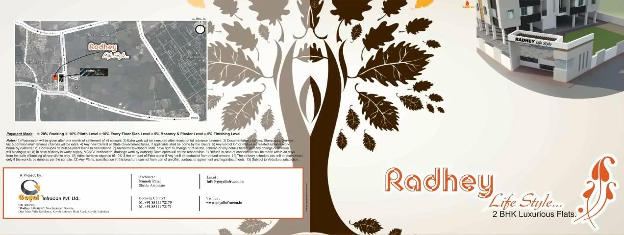  of real estate project Radhey Life Style located at Koyli, Vadodara, Gujarat