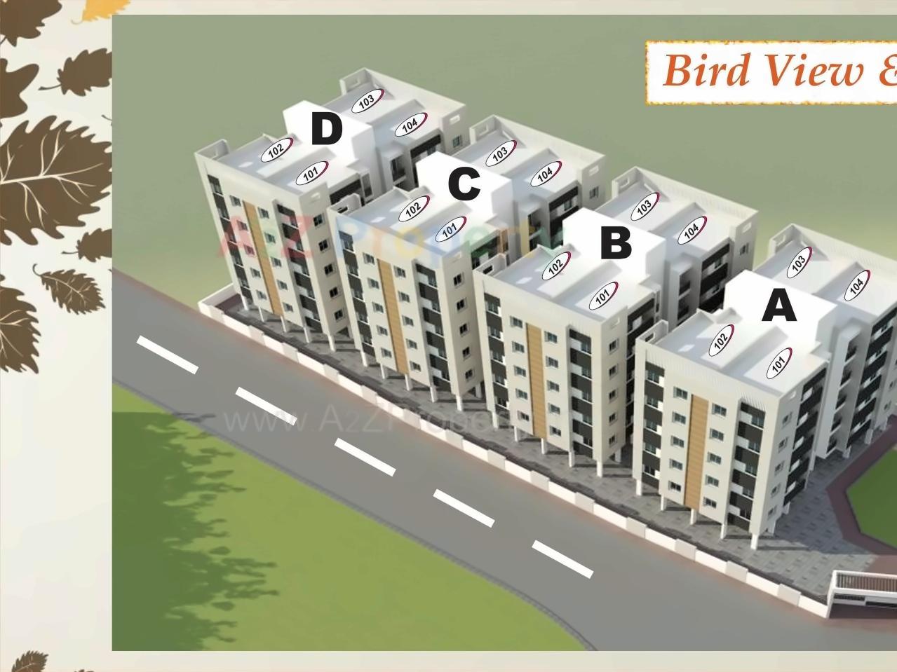 3D Elevation of real estate project Radhey Life Style located at Koyli, Vadodara, Gujarat