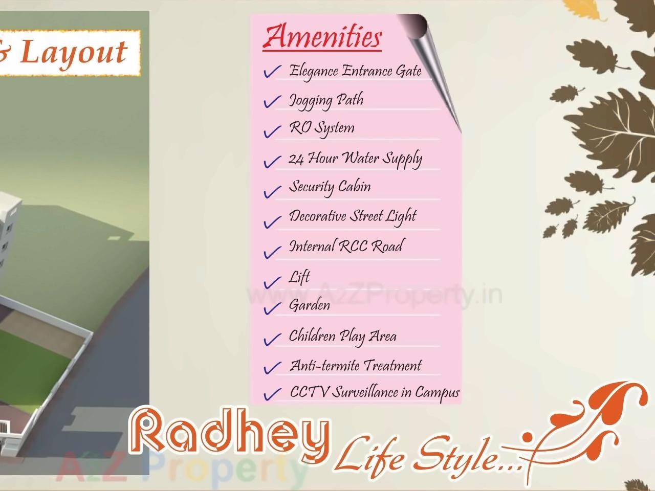 Amenities of Radhey Life Style