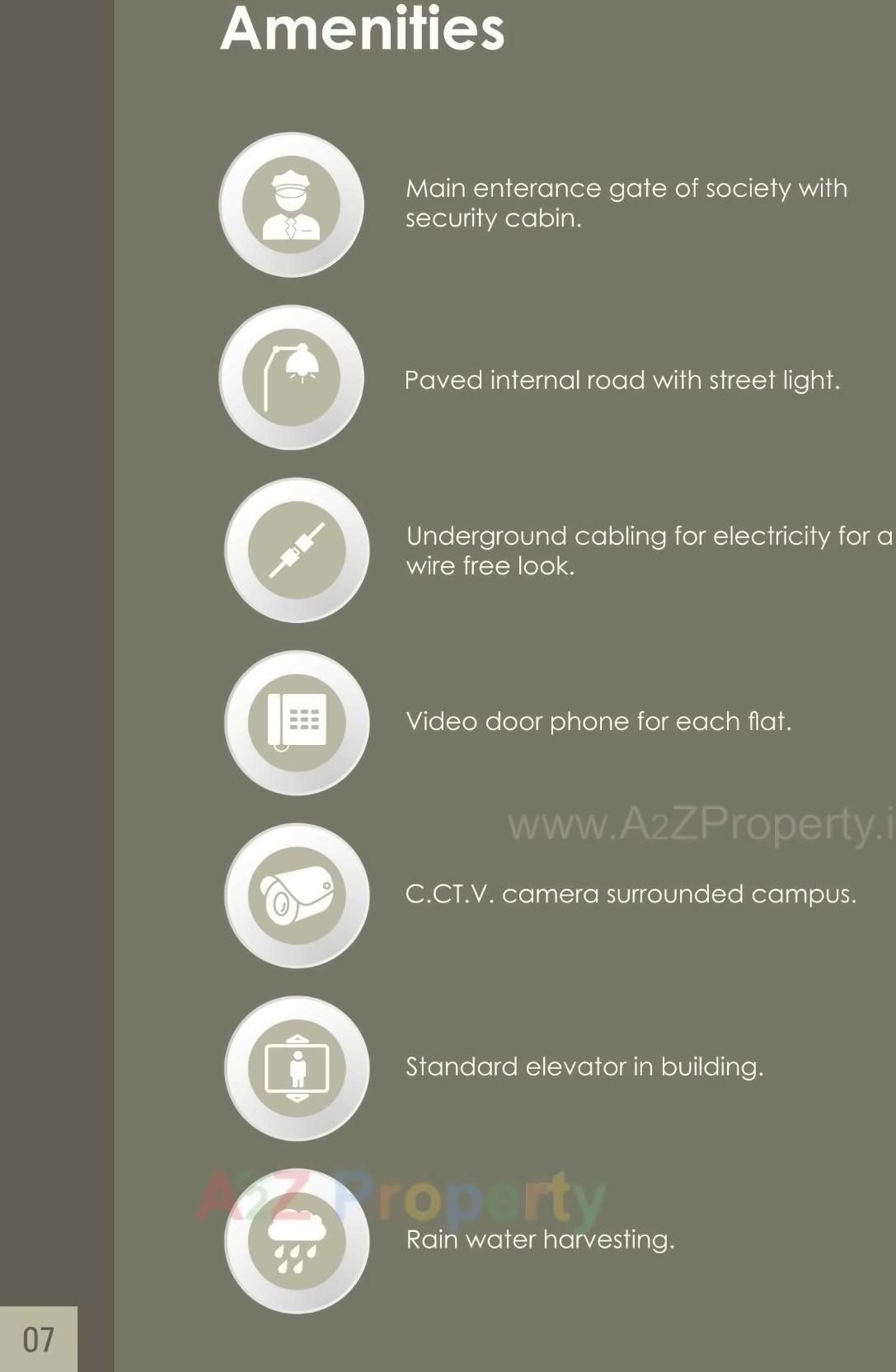 Amenities of Radhika Residency