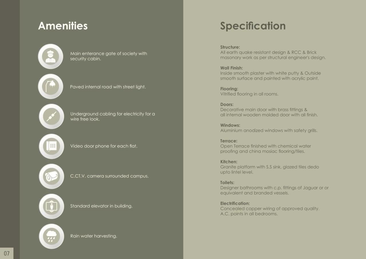  of real estate project Radhika Residency located at Vemali, Vadodara, Gujarat