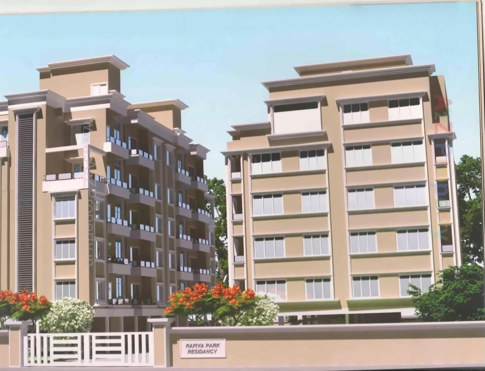 3D Elevation of real estate project Rafiya Park Residency located at Kasba, Vadodara, Gujarat