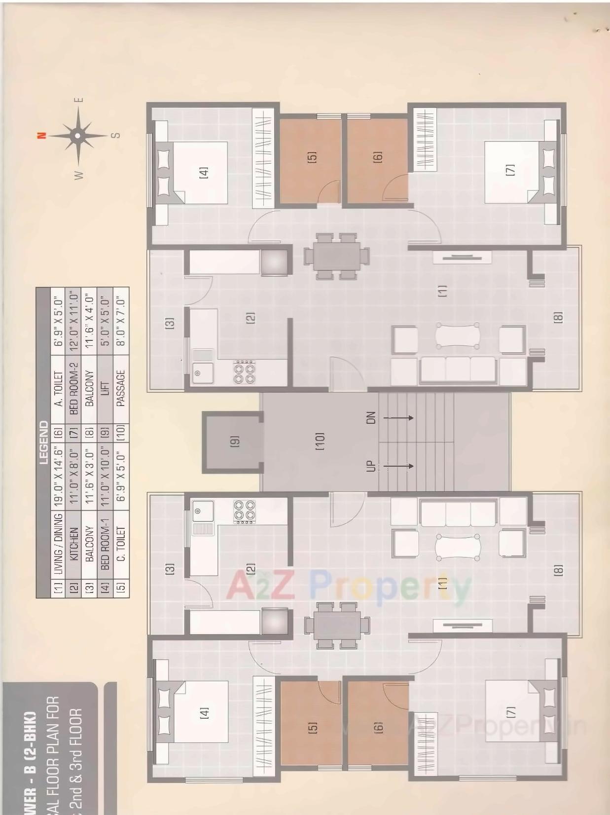 Layout of real estate project Rafiya Park Residency located at Kasba, Vadodara, Gujarat