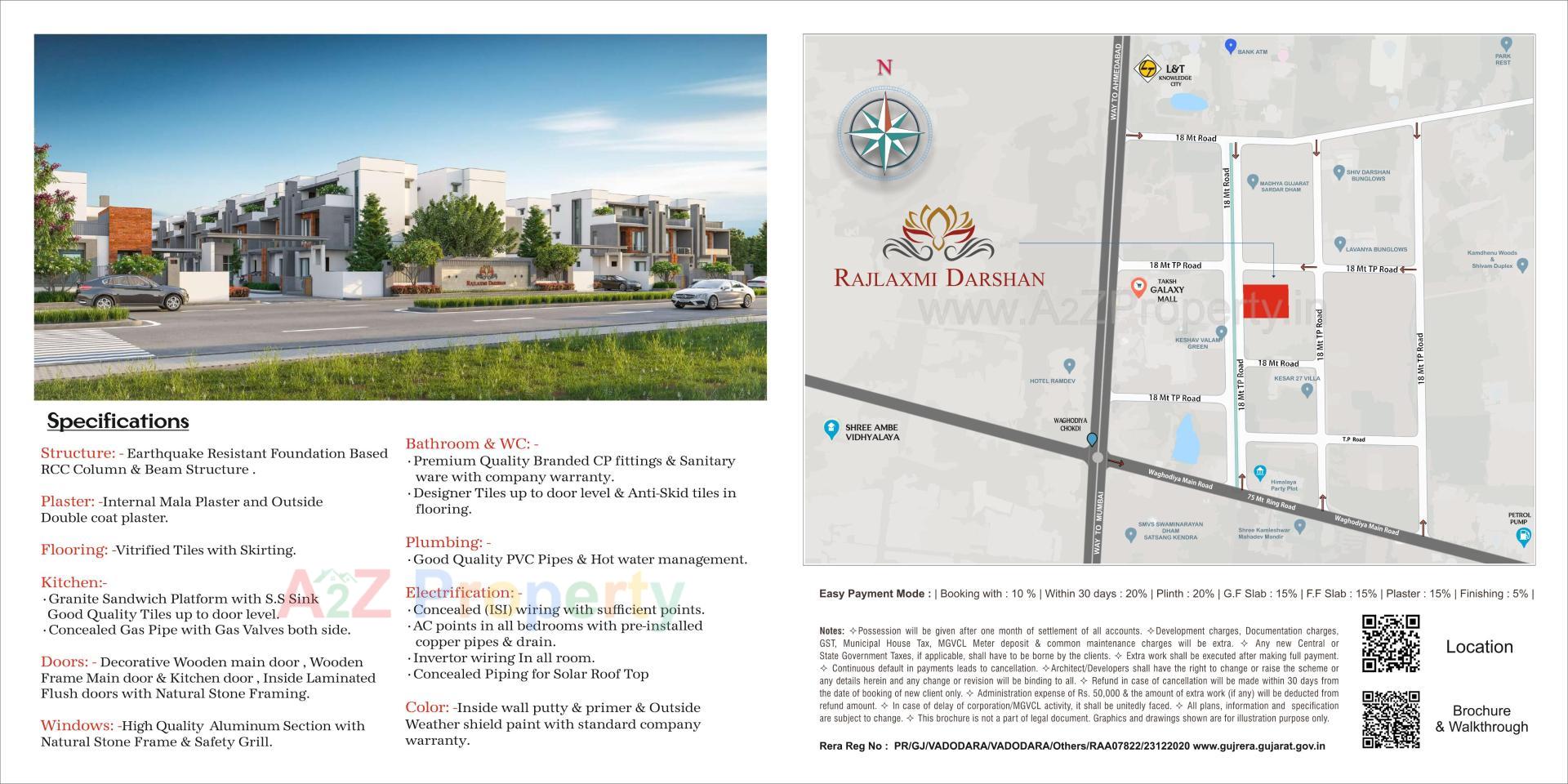  of real estate project Rajlaxmi Darshan located at Ankhol, Vadodara, Gujarat