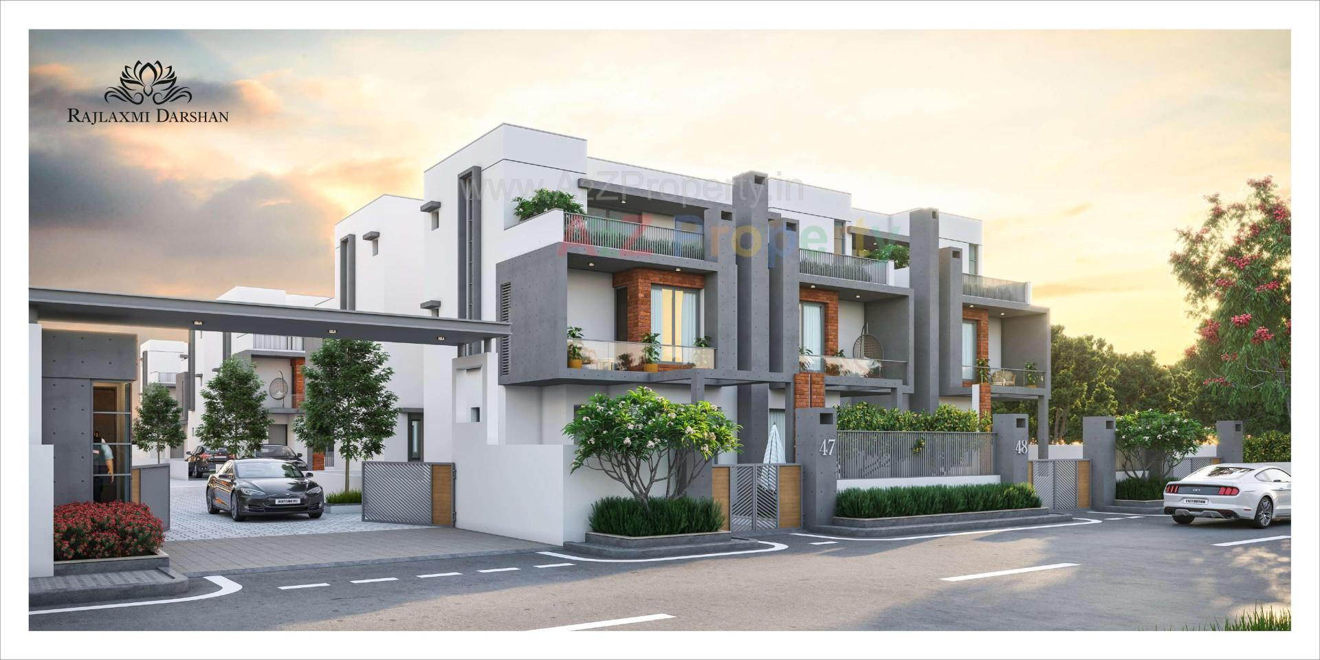 3D Elevation of real estate project Rajlaxmi Darshan located at Ankhol, Vadodara, Gujarat