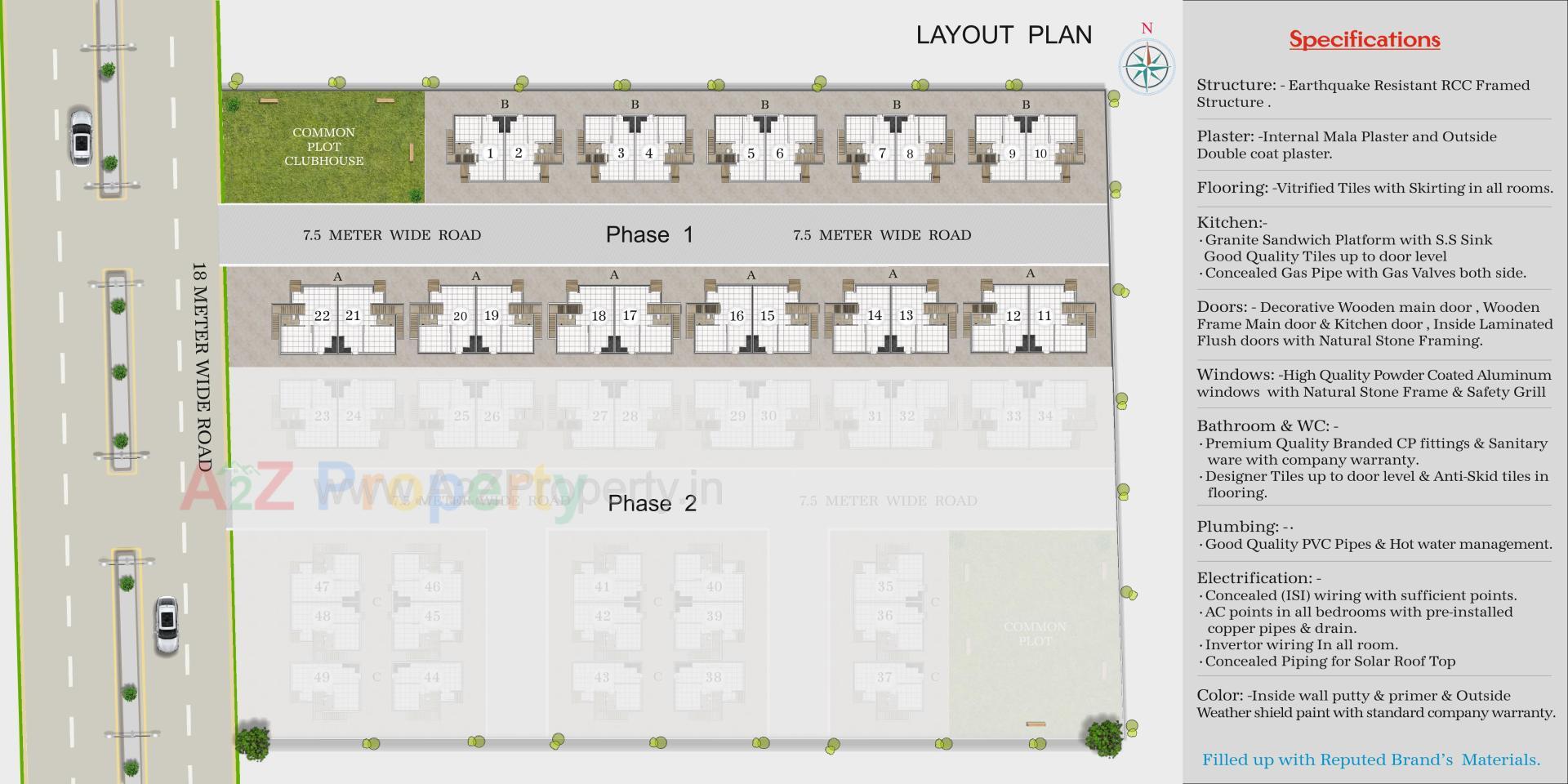  of real estate project Rajlaxmi Darshan located at Ankhol, Vadodara, Gujarat