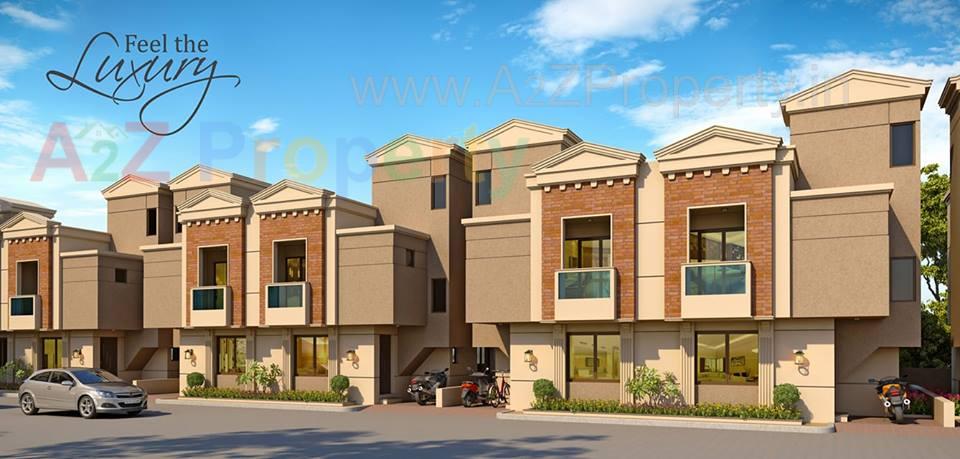 3D Elevation of real estate project Rajlaxmi Palace located at Chhani, Vadodara, Gujarat